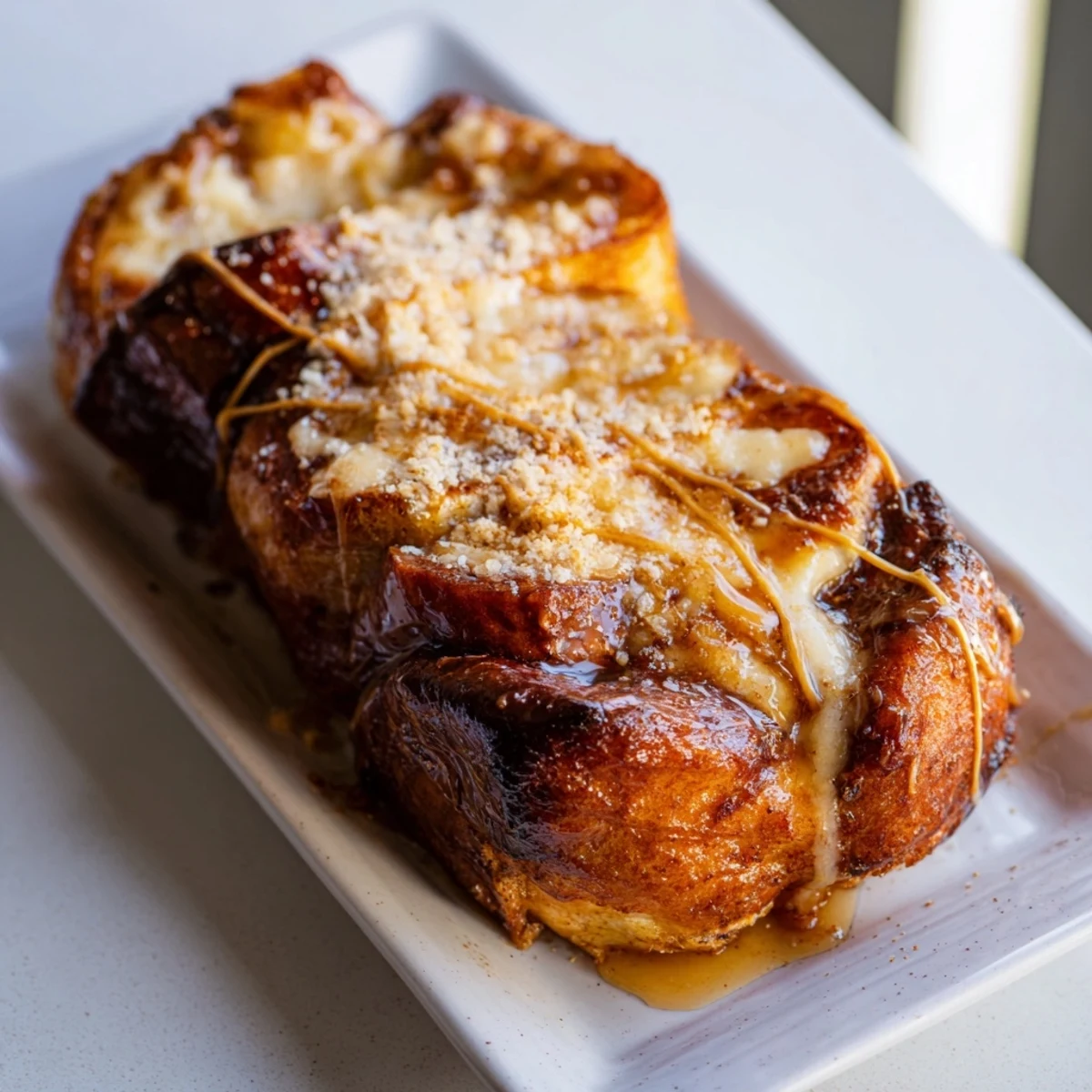 A bubbling dish of Soft Spice Baked French Toast Casserole, fragrantly spiced and perfect for brunch.