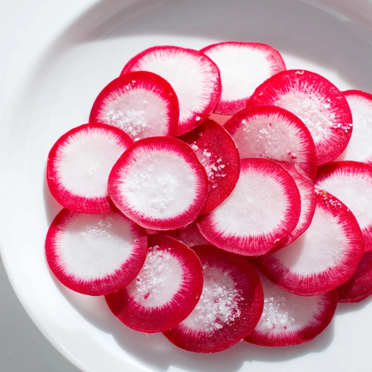 Radish Slices with Salt