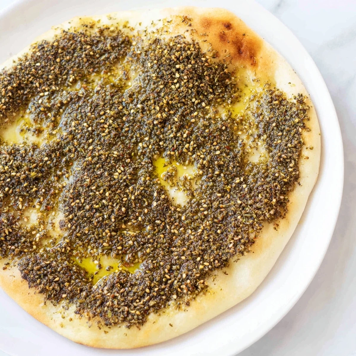 Levantine Zaatar Bread Flatbread