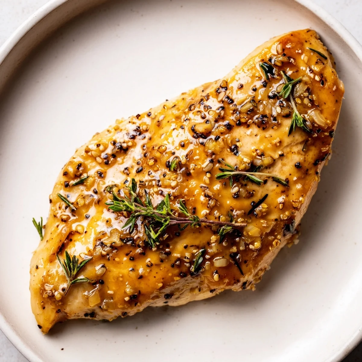 Juicy, tender chicken simmering in a sweet and tangy mustard glaze, ready for a quick weeknight family dinner.