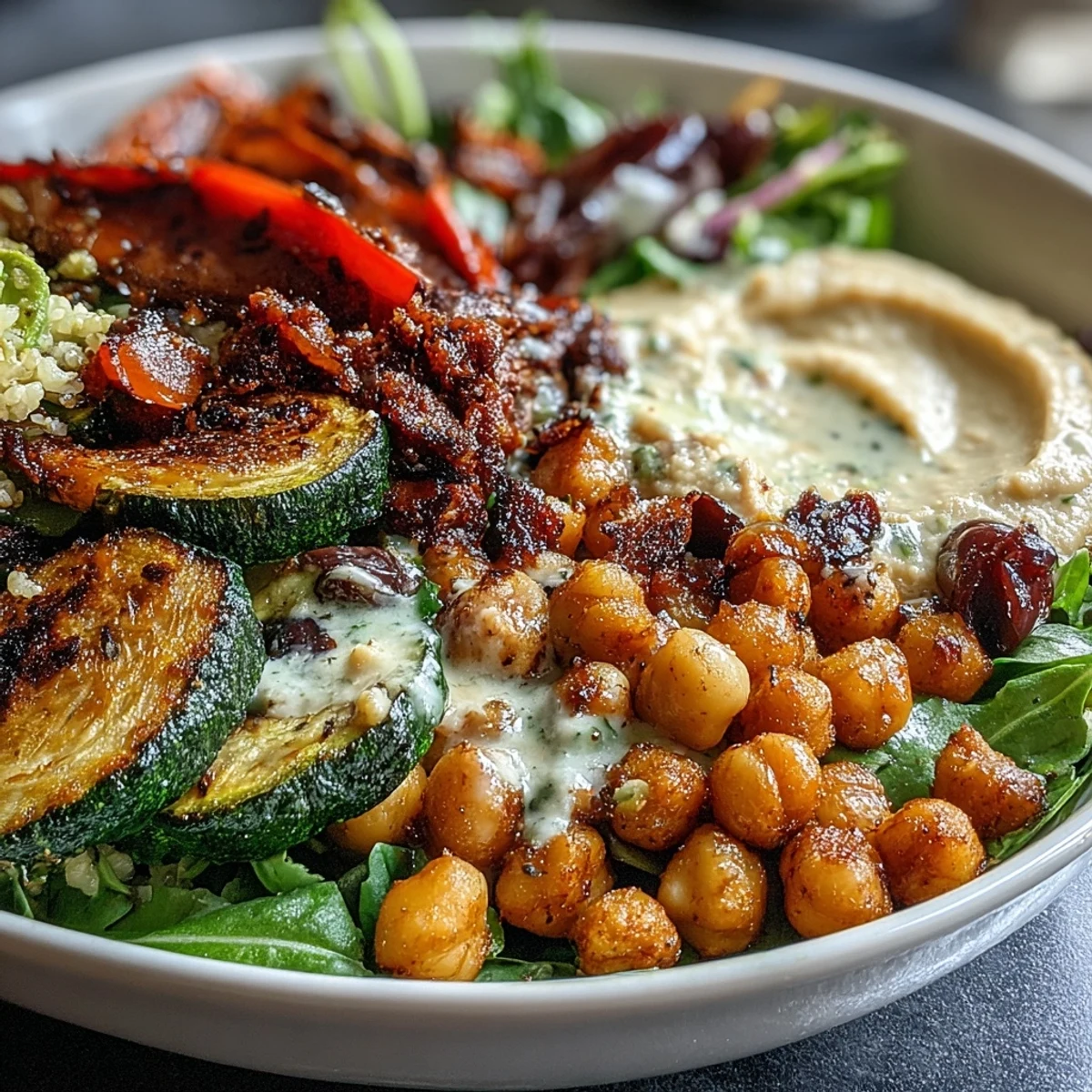 Vegan Mediterranean Buddha Bowl