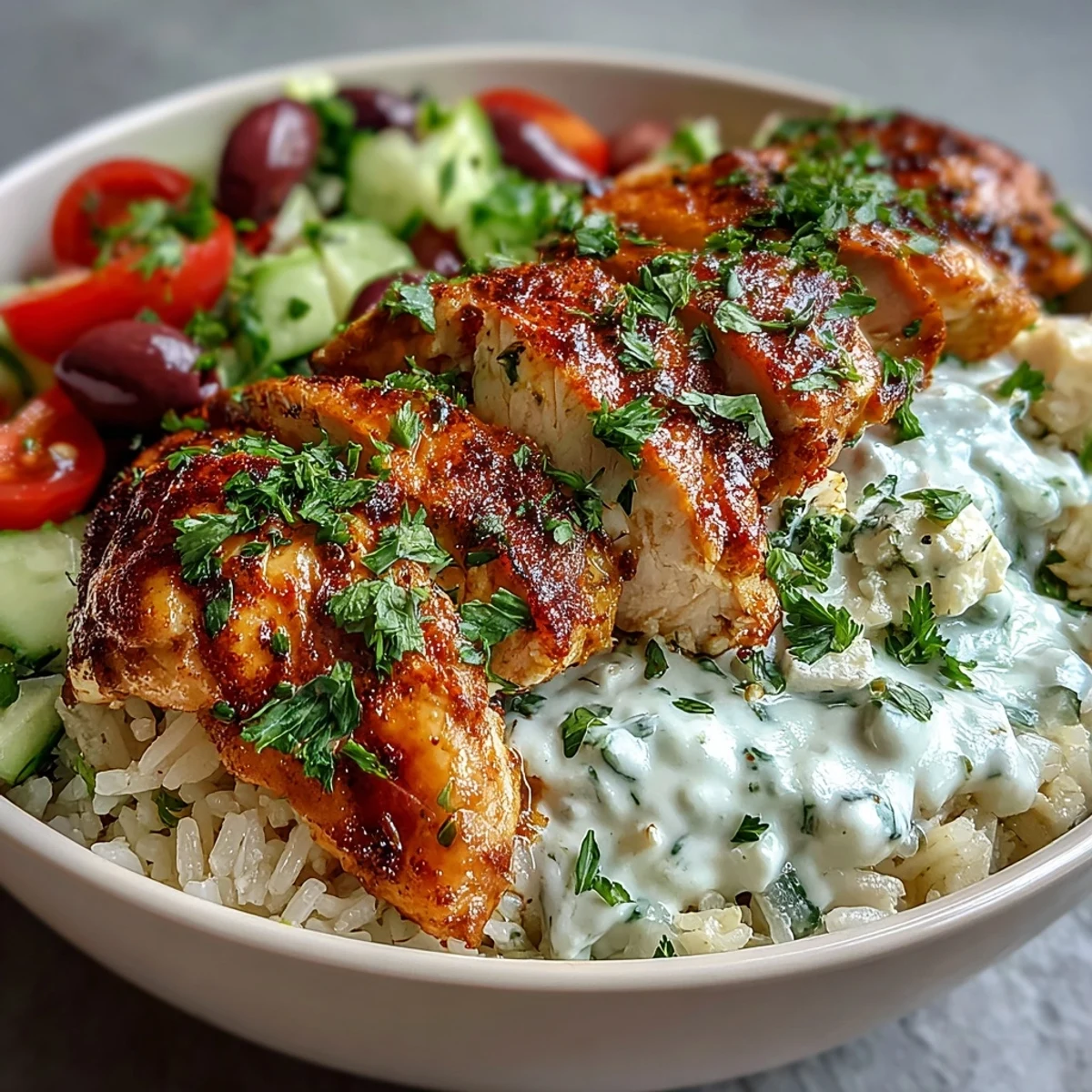 Greek Chicken Bowl