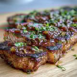 Golden seared scallops in a bright lemon butter sauce with fresh parsley, perfect for an elegant spring dinner.