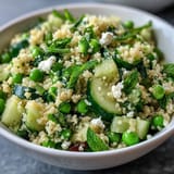 Spring Pea Mint Couscous Salad
