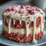 Bridal Shower Rosé Velvet Cake