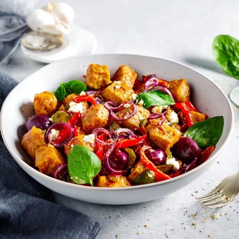 Aromatic spices infuse the rich flavor of this hearty Smoky Mediterranean Lamb and Orzo Supper dish.