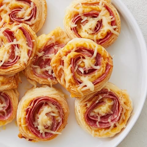 Sliced Cheddar Salami Scrolls #42