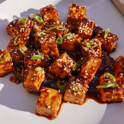 Honey Gochujang Tofu Cubes #97