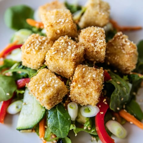 Crispy Tofu Salad #114