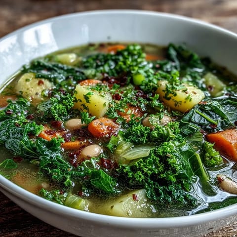 Hearty Kale Bean Soup #165