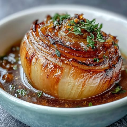 Tender whole onions simmered