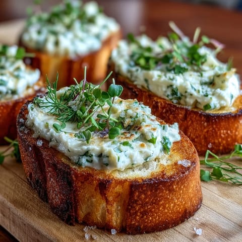 Cream Cheese Herb Crostini #217