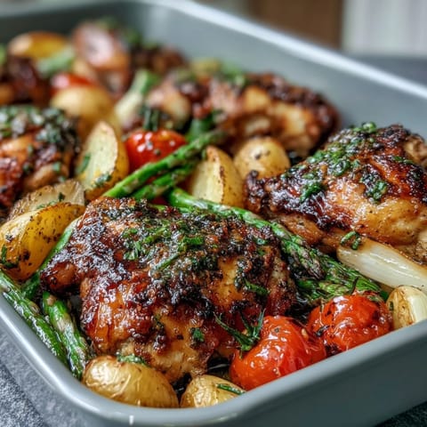 Healthy Easy Sheet Pan Chicken