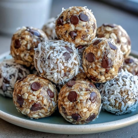 Energy Balls Oats Chocolate Chips
