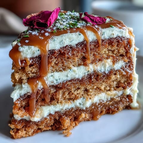 Grounded Taurus cake with floral earth-tone butterscotch layers, elegantly decorated.