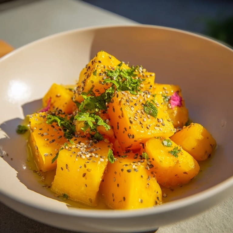 This "Sunlit Glade" salad features a bright, beautiful arrangement, perfect for any gathering.