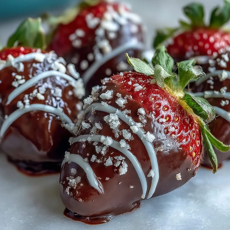 Close-up of chocolate-covered strawberries with a smooth finish, ideal for pairing with champagne at a celebratory gathering.